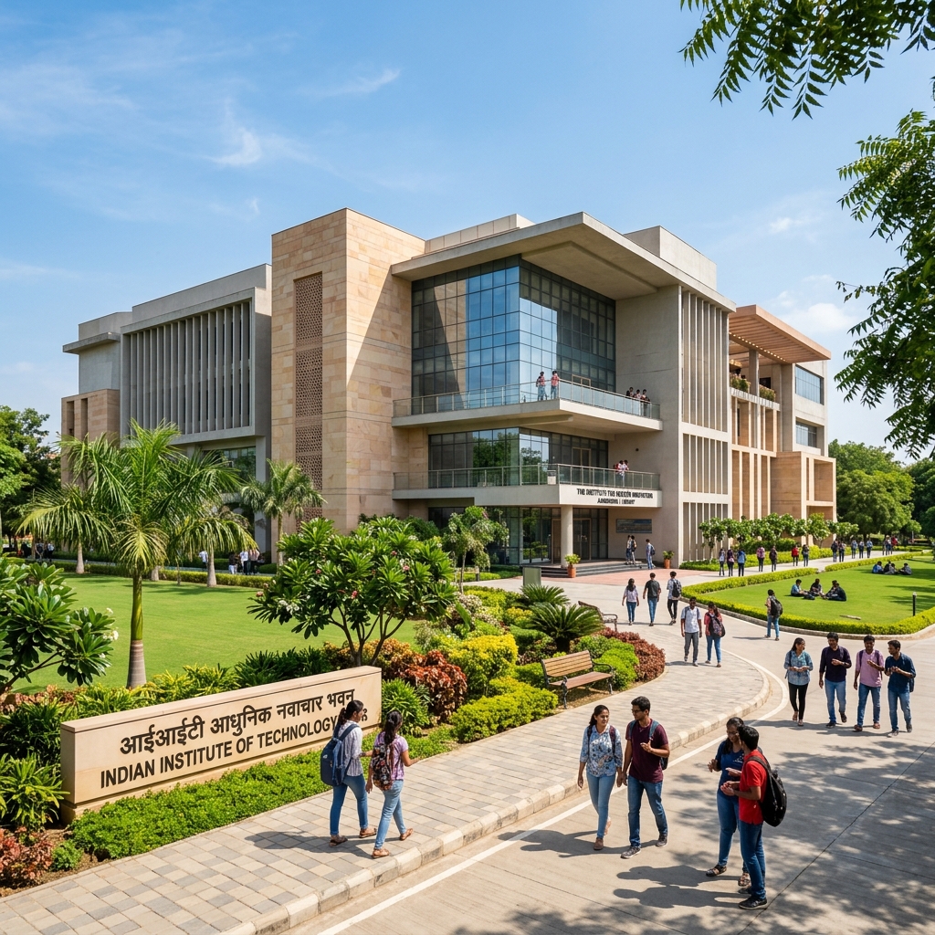 Modern Indian College Campus